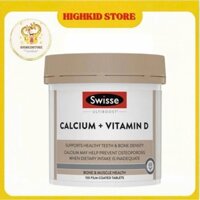 VIÊN UỐNG CANXI HỮU CƠ SWISSE ULTIBOOST CALCIUM VITAMIN  D 150 VIÊN
