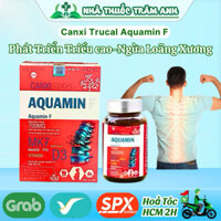 Viên uống canxi hữu cơ trucal aquamin F, Canxi nano Cho bà bầu d3 mk7 ngăn ngừa loang xương 30 viên