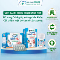 Viên uống CANXI NANO MK7, Bổ sung Calci, Vitamin D3, Hỗ trợ giảm thiếu hụt Calci ở Phụ nữ tuổi Trung Niên
