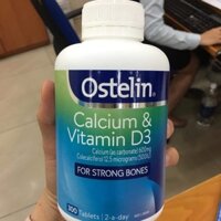 VIÊN UỐNG CANXI ostelin 300 viên/ 130 viên
