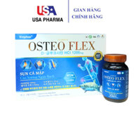 Viên uống cao xương ngựa bạch Osteo Flex Hadiphar Hỗ trợ xương khớp - Hộp 2 lọ x 30 viên