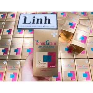 Viên uống cấp nước trắng da Inner Gram Vita Collagen 60 viên