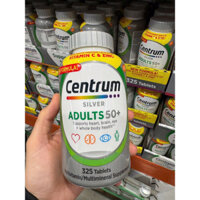Viên uống Centrum Adults 50+ 325 viên VITAMIN TỔNG HỢP CHO NAM NỮ TRÊN 50 TUỔI của Mỹ