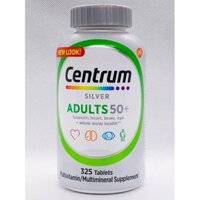 Viên uống Centrum Silver Adults 50+ 325 viên – Bổ sung Vitamin cho Nam và Nữ trên 50 tuổi