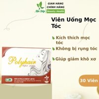 Viên uống chăm sóc tóc giảm rụng tóc Polyhair bổ sung dưỡng chất cho tóc, giúp mọc tóc nhanh, khô xơ tóc Mộc Diệp