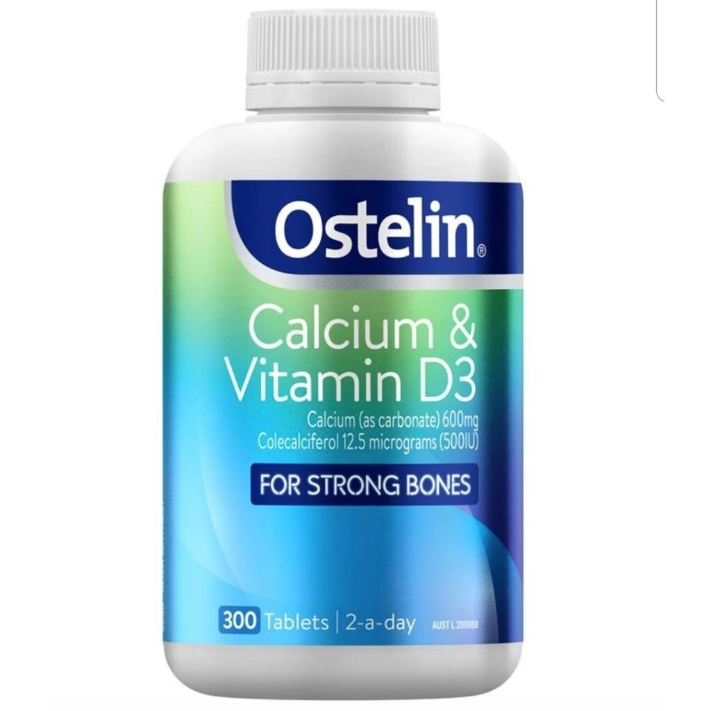 Viên uống chăm sóc xương và răng chắc khỏe Ostelin Vitamin D - 300 viên