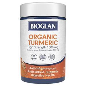 Viên uống chiết xuất nghệ Bioglan Superfoods Organic Turmeric 1000mg 100 viên