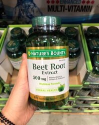 VIÊN UỐNG CHIẾT XUẤT TỪ CỦ DỀN ĐỎ NATURE’ BOUNTY BEET ROOT