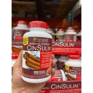 Viên uống chiết xuất từ vỏ quế Trunature Advanced Strength CinSulin 170 viên
