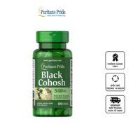 Viên uống cho phụ nữ mãn kinh Puritan’s Pride Black Cohosh 540mg