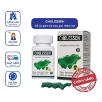 Viên uống Cholessen giảm cholesterol máu, hạ mỡ máu, giảm gan nhiễm mỡ, men gan cao hộp 30 viên