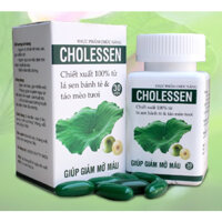 Viên uống CHOLESSEN Hỗ trợ giảm cholesterol máu, giảm gan nhiễm mỡ - Hộp 30 viên