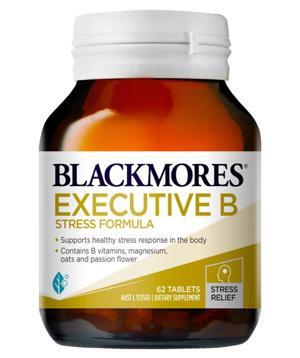 Viên uống chống căng thẳng mỏi mệt Blackmores Executive B Stress Formula 62 viên