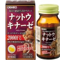 Viên uống chống đột quỵ, tai biến Nhật Bản Nattokinase 2000FU Orihiro 60 viên