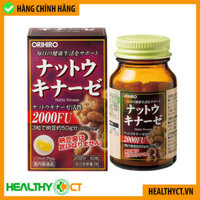 Viên uống chống đột quỵ Nattokinase 2000FU Orihiro Nhật Bản 60 viên
