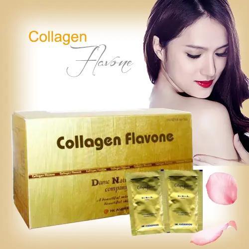 Viên uống chống lão hóa Collagen Flavone uống đẹp da