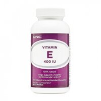 Viên uống chống lão hóa GNC Vitamin E 400IU 100 viên