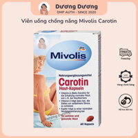 Viên Uống Chống Nắng Mivolis Hộp 60 Viên Hàng xuất xứ Đức