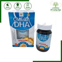 Viên uống chống oxy hóa OMEGA DHA Plus cải thiện thị lực, giảm xơ vữa động mạch - Chai