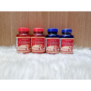 Viên uống chống oxy hóa Puritan's Pride Natural Cranberry 60 viên