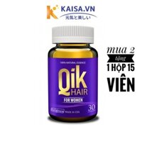 Viên Uống Chống Rụng Tóc Qik Hair 30 Viên, kích thích mọc tóc - Kaisa.vn
