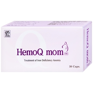 Viên uống chữa trị thiếu máu do thiếu sắt HemoQ Mom