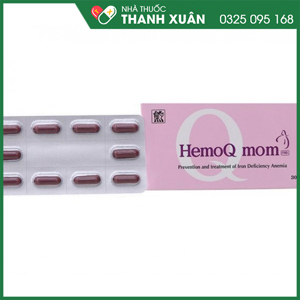 Viên uống chữa trị thiếu máu do thiếu sắt HemoQ Mom