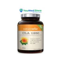 Viên uống CLA 1250 Nature Wise hỗ trợ giảm cân hộp 180 viên của Mỹ