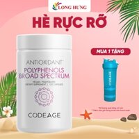 Viên uống Codeage Polyphenols Broad Spectrum hỗ trợ chống nắng (120 viên)