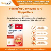 Viên uống Coenzym Q10 DoppelHerz – Hỗ trợ sức khỏe tim mạch (Hộp 2 vỉ x 15 viên)