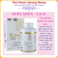 viên uống Collagen A,E,C giúp làm đẹp da, chống lão hoá, tàn nhang, loãng xương, thoát vị đĩa đệm (hộp 180 viên)