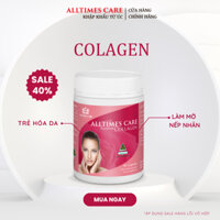 Viên uống Collagen Alltimes Care giúp trẻ hóa da, làm mờ nếp nhăn- lỗi vỏ hộp, date T8/2025