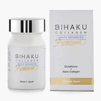 Viên uống Collagen Bihaku Premium 30 viên giúp cải thiện và dưỡng ẩm cho da Chính hãng công ty.