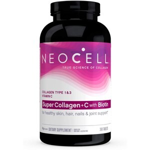 Viên uống Collagen + C BIOTIN 360 viên Neocell của Mỹ - Collagen C tuýp 1 & 3 mẫu mới