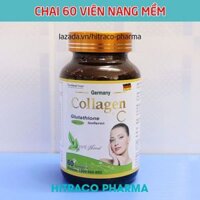 Viên uống Collagen+C đẹp da - Hộp 60 viên