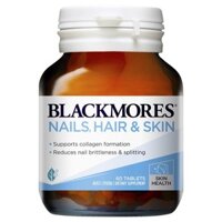 Viên uống Collagen cho móng, tóc và da Blackmores Nails Hair & Skin 60 Tablets