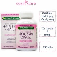 Viên Uống Collagen Đẹp Da Nature's Bounty Hair Skin Nail 250 Viên Cosin Store