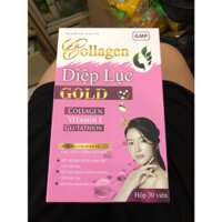 VIÊN UỐNG COLLAGEN DIỆP LỤC-Hỗ trợ giúp làn da sáng đẹp, mịn màng, chống lão hóa,tăng cường nội tiết tố nữ, mờ nám