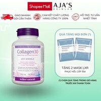 Viên Uống Collagen Trẻ Hóa Da Webber Naturals Collagen 30 2500mg Bioactive Collagen Peptides 180v