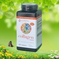 Viên Uống Collagen Youtheory + Biotin , Skin, Hair & Nail Formula 6000mg , (NH) Hộp 390 viên, giúp cải thiện làn da