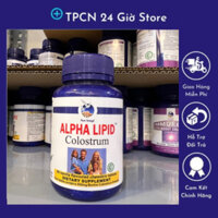 Viên uống Colostrum Alpha Lipid sữa non -  60 viên giúp tăng cường kháng thể và nâng cao hệ miễn dịch.