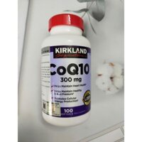 Viên uống coq10 300mg kirkland signature hỗ trợ sức khỏe tim mạch hộp 100 viên Healthy care Maxwell68