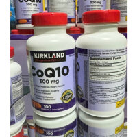 Viên uống coq10 300mg kirkland signature hỗ trợ sức khỏe tim mạch hộp 100 viên quatangme.com.vn