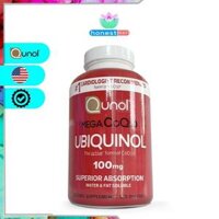 Viên uống CoQ10 cho tim Qunol Mega CoQ10 Ubiquinol 100mg 120 viên
