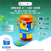 Viên Uống Costar OMEGA 3 - Hộp 100 Viên - Bổ Mắt, Giảm Mỡ Máu Nhập Khẩu Chính Hãng Của Úc