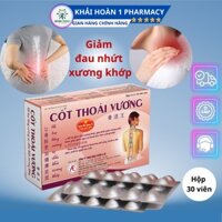 Viên uống CỐT THOÁI VƯƠNG giúp giảm các triệu chứng do viêm thoái hóa khớp - Hộp 30 viên