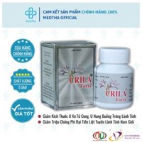 Viên Uống CRILA Forte - Trinh Nữ Hoàng Cung, Hỗ Trợ U Xơ Tử Cung, Phì Đại Tuyến Tiền Liệt (Lọ 20V)