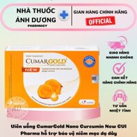 Viên uống CumarGold Nano Curcumin New CVI Pharma hỗ trợ bảo vệ niêm mạc dạ dày