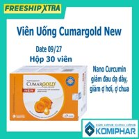 Viên Uống Cumargold New Hộp 30 Viên Nano Curcumin Giảm Ợ Hơi, Ợ Chua, Giảm Đau Dạ Dày