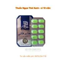 Viên uống cường dương ngựa thái xanh,cách sử dụng hiệu quả